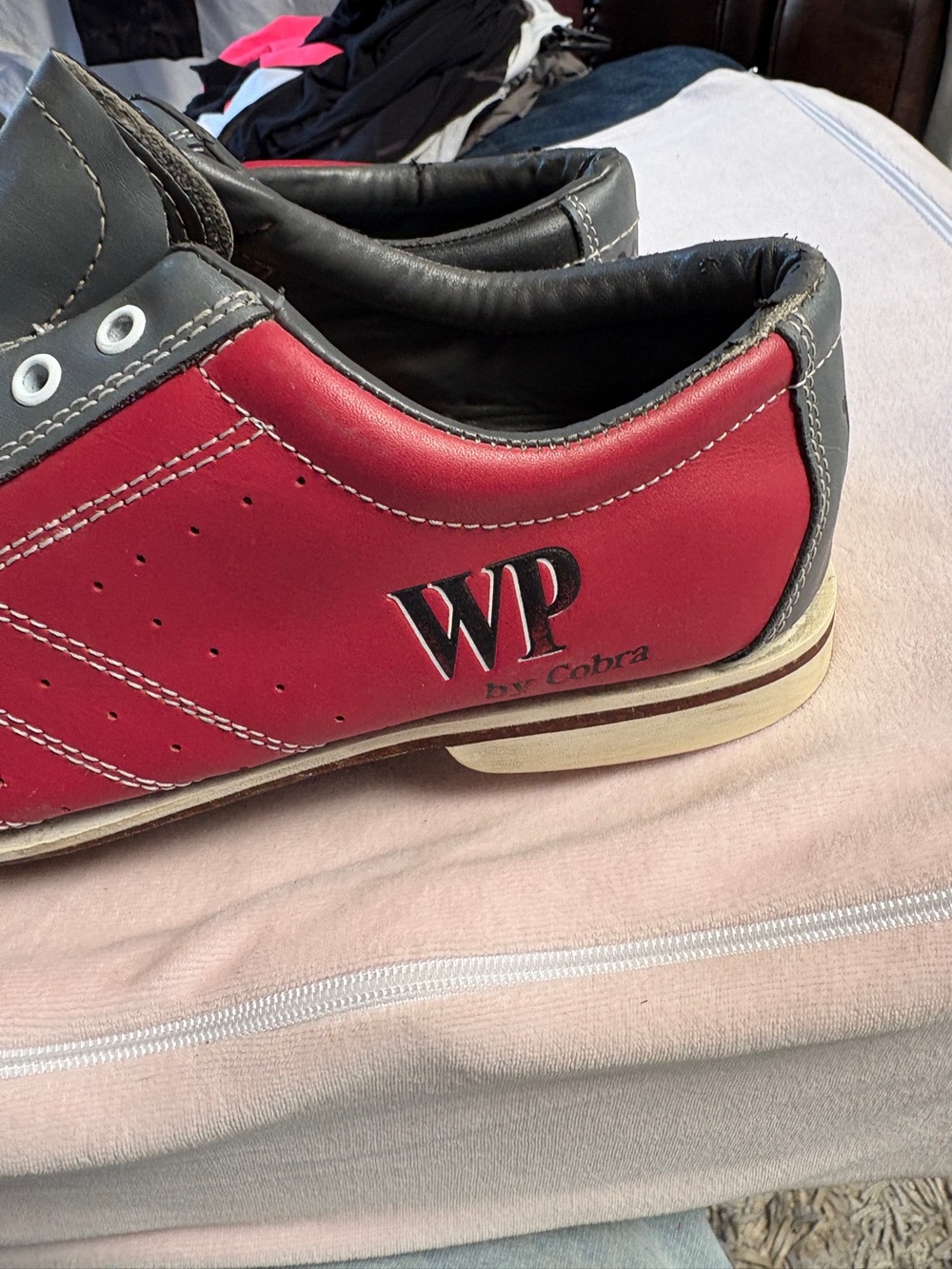 WP. Cobra Men’s Red and Gray Casual Shoes